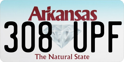 AR license plate 308UPF