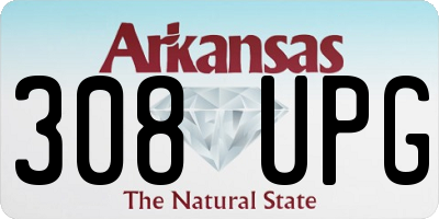 AR license plate 308UPG