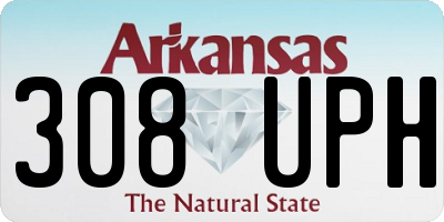 AR license plate 308UPH