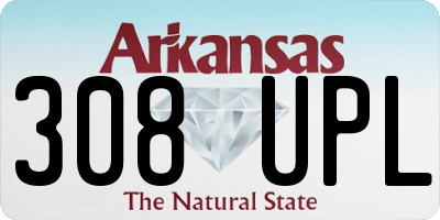 AR license plate 308UPL