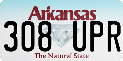 AR license plate 308UPR