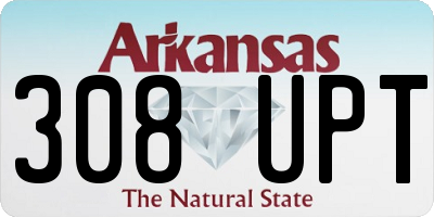 AR license plate 308UPT