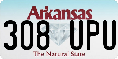 AR license plate 308UPU