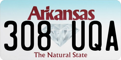 AR license plate 308UQA
