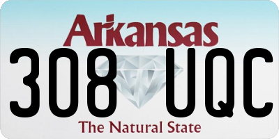 AR license plate 308UQC