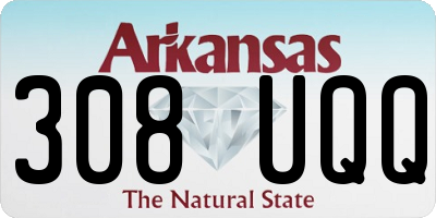 AR license plate 308UQQ