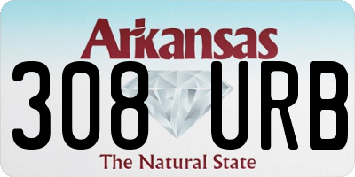 AR license plate 308URB