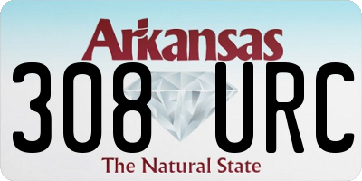 AR license plate 308URC