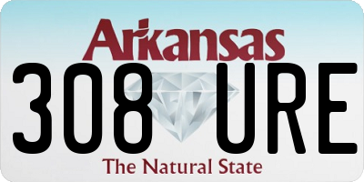 AR license plate 308URE