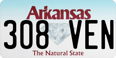 AR license plate 308VEN