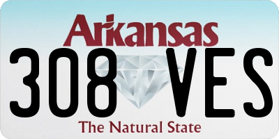 AR license plate 308VES