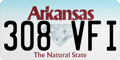 AR license plate 308VFI