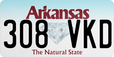 AR license plate 308VKD