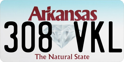 AR license plate 308VKL