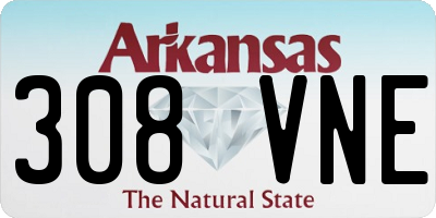 AR license plate 308VNE