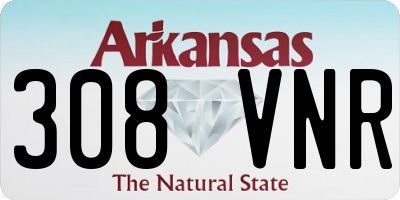 AR license plate 308VNR