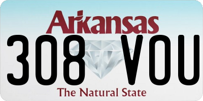 AR license plate 308VOU