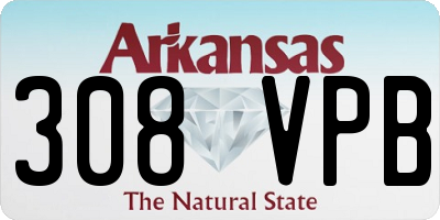 AR license plate 308VPB