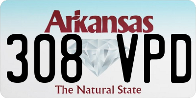 AR license plate 308VPD