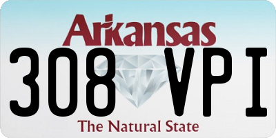 AR license plate 308VPI