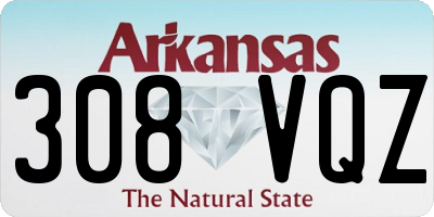 AR license plate 308VQZ