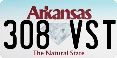 AR license plate 308VST