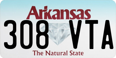 AR license plate 308VTA