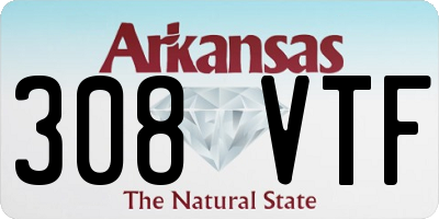 AR license plate 308VTF