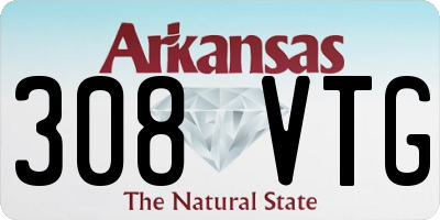 AR license plate 308VTG
