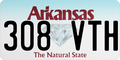 AR license plate 308VTH