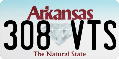 AR license plate 308VTS