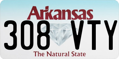AR license plate 308VTY