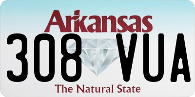 AR license plate 308VUA