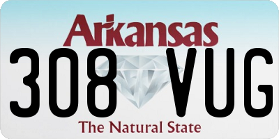 AR license plate 308VUG