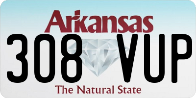AR license plate 308VUP