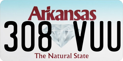 AR license plate 308VUU