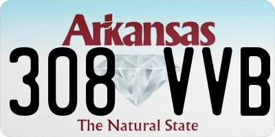 AR license plate 308VVB