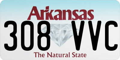 AR license plate 308VVC