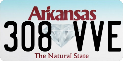 AR license plate 308VVE