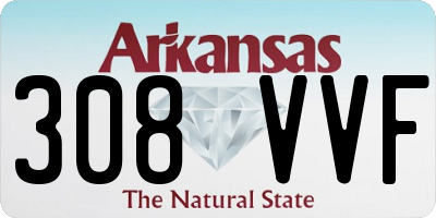 AR license plate 308VVF