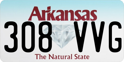 AR license plate 308VVG