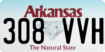 AR license plate 308VVH
