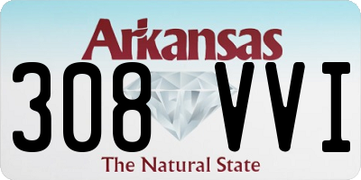 AR license plate 308VVI