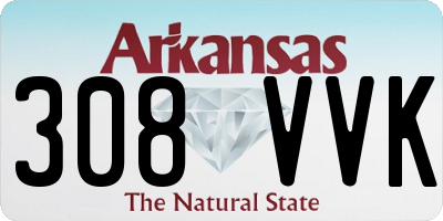 AR license plate 308VVK