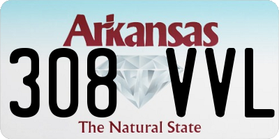 AR license plate 308VVL