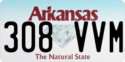 AR license plate 308VVM