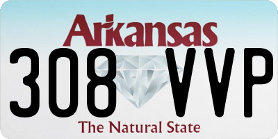 AR license plate 308VVP