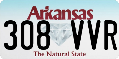 AR license plate 308VVR
