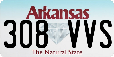 AR license plate 308VVS
