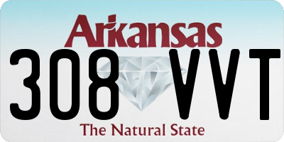 AR license plate 308VVT